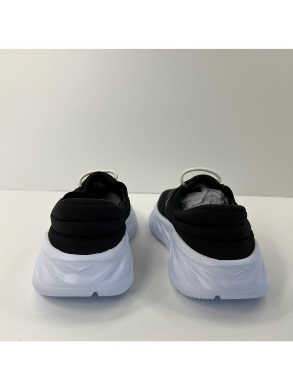 Hoka Ora Recovery Shoe 2 Womens US 5 Slip On Comfort Running Sneaker Black White - Picture 6 of 14